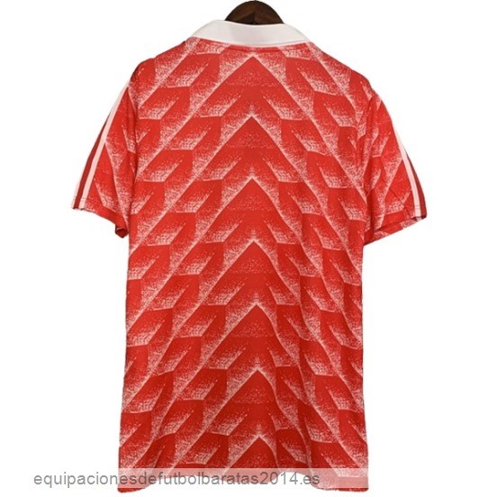 Nuevo 1ª Camiseta Unión Soviética Retro 1987 1988 Rojo Baratas